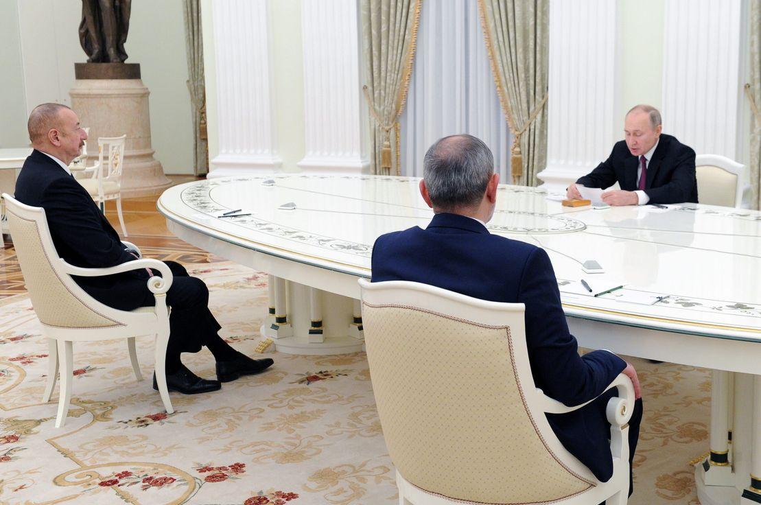 Putin - Aliyev - Paşinyan