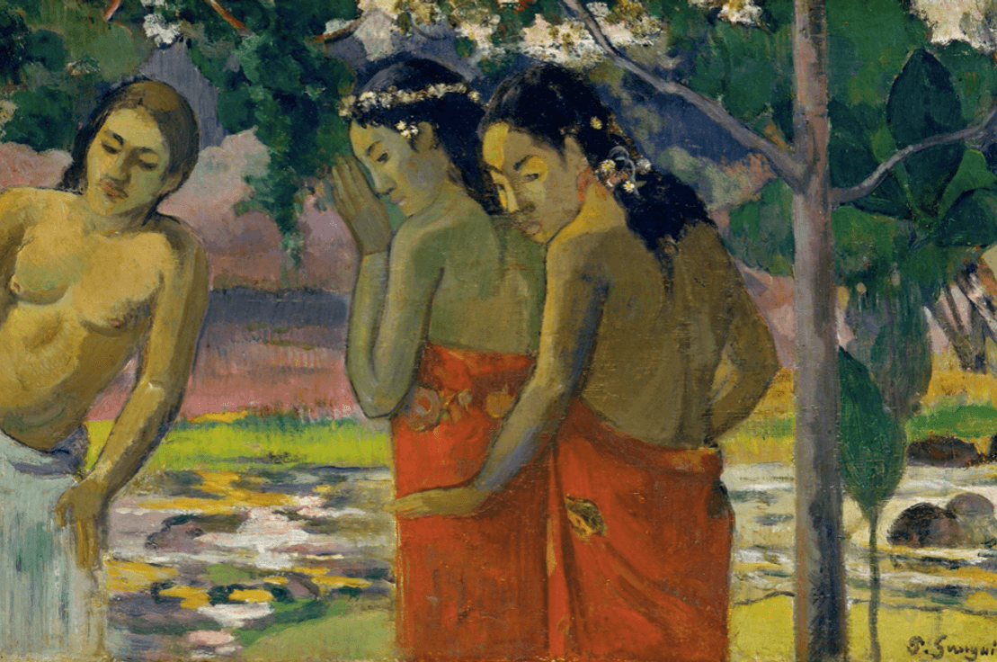 Three Tahitian Women - Paul Gauguin (1896)