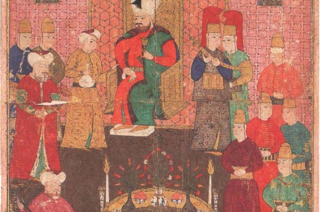 İşreti yasaklayan IV. Murad'ın işret meclisi (Anonim)