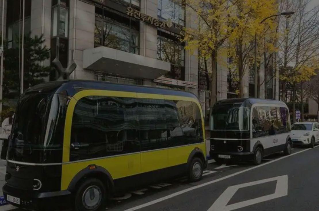 No:491 Güney Kore'de ilk sürücüsüz otobüs sefere başladı.