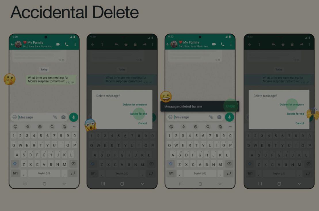 No:507 Whatsapp, mesajı benden sil için geri alma getirdi.