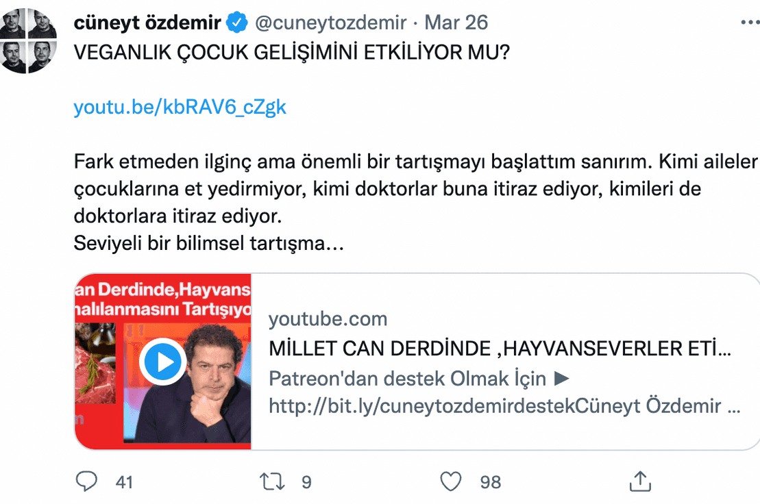 Kaynak: Twitter @cuneytozdemir
