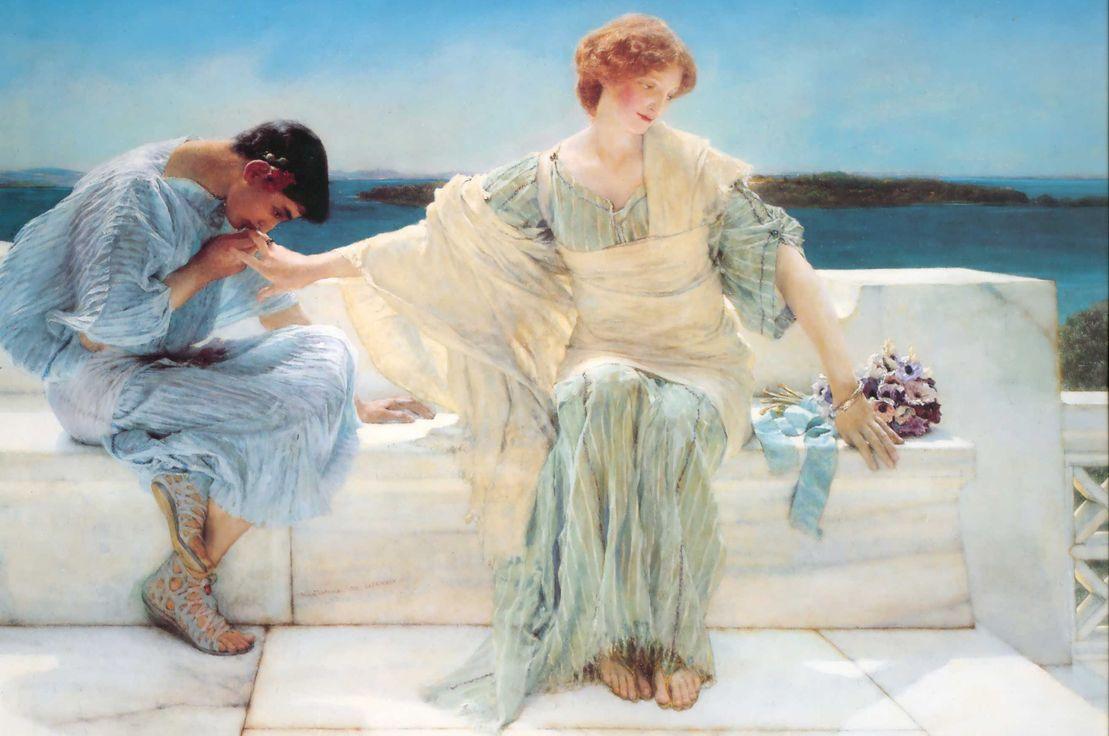 Ask Me No More - Sir Lawrence Alma Tadema (1906)
