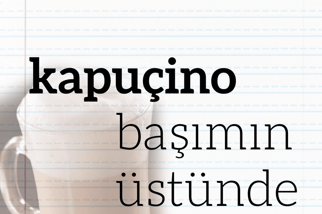 Kapuçino: Başımın Üstünde Yeri Var