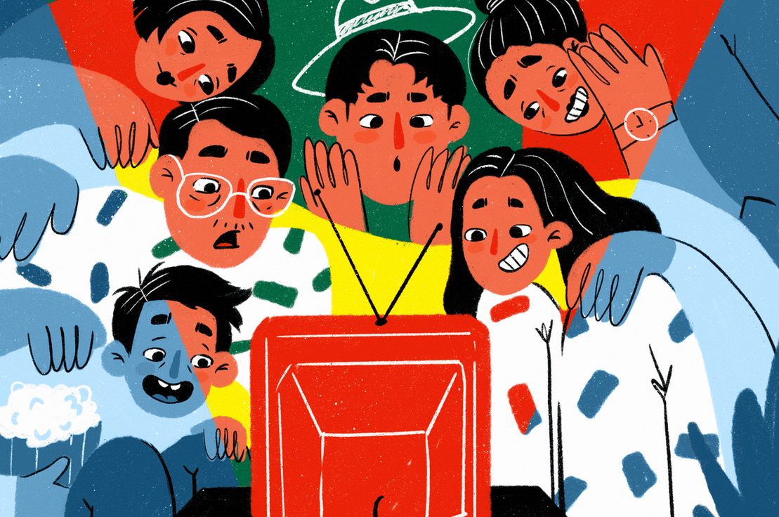 TV Time Illustrations - tubik.arts