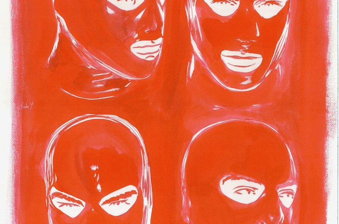Berke Yazıcıoğlu, 4 Heads in Latex, 2022