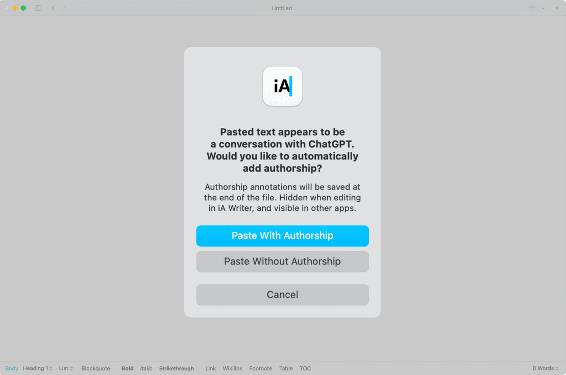 iA Writer