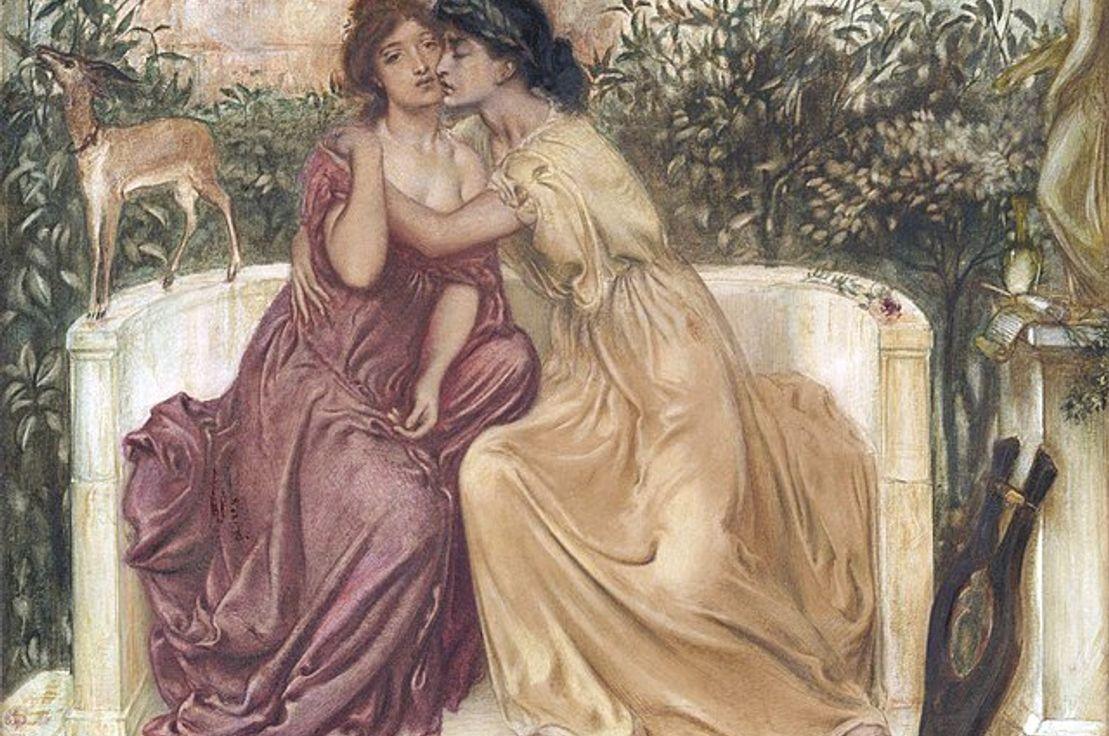 Sappho and Erinna in a Garden at Mytilene