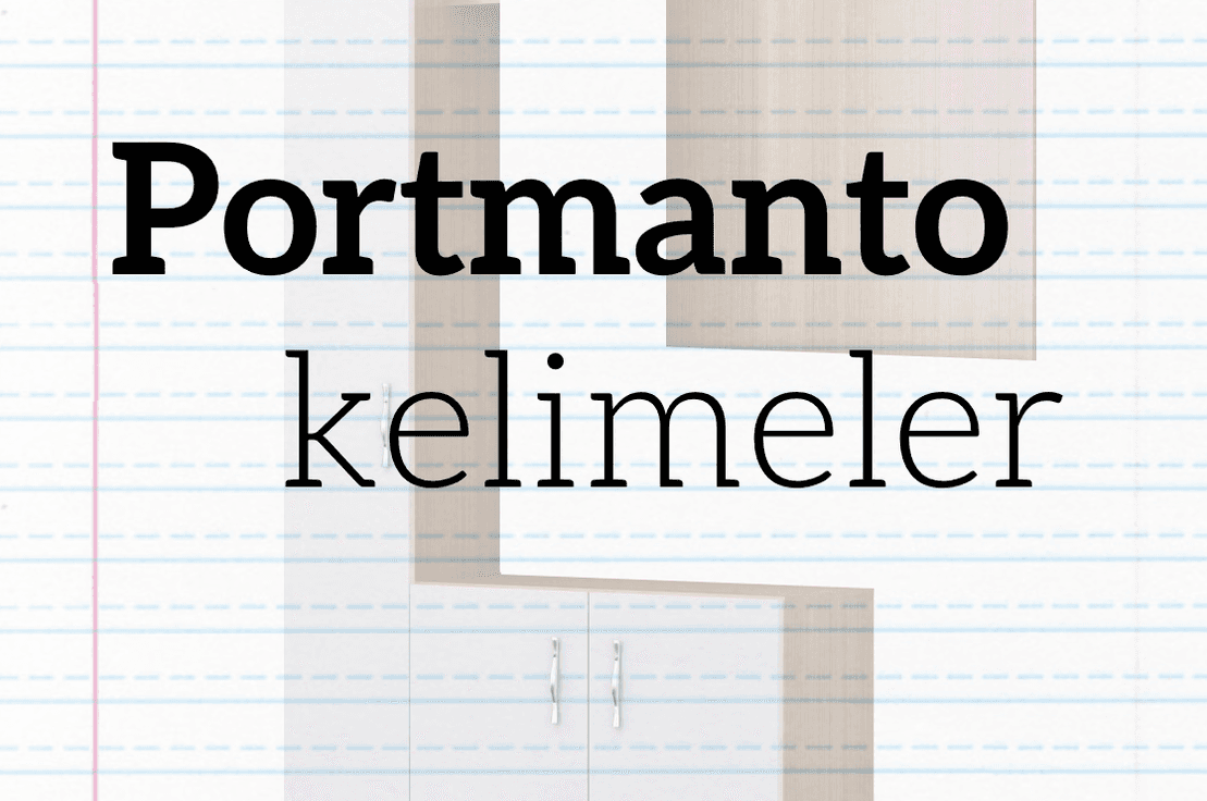 Portmanto Kelimeler