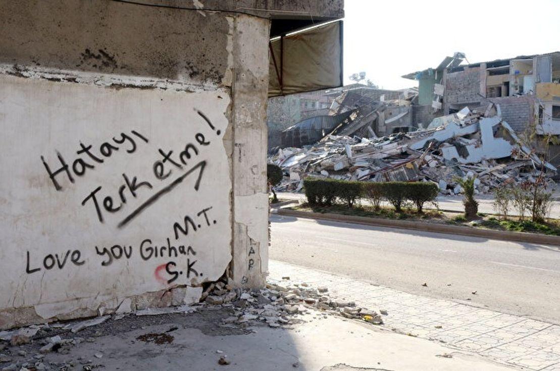 Hatay'da duvar yazısı 
