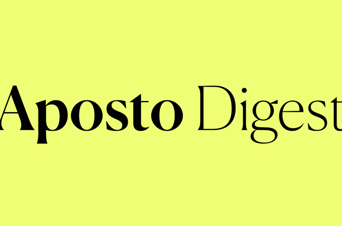 📬 Aposto Digest yeniden sizlerle!