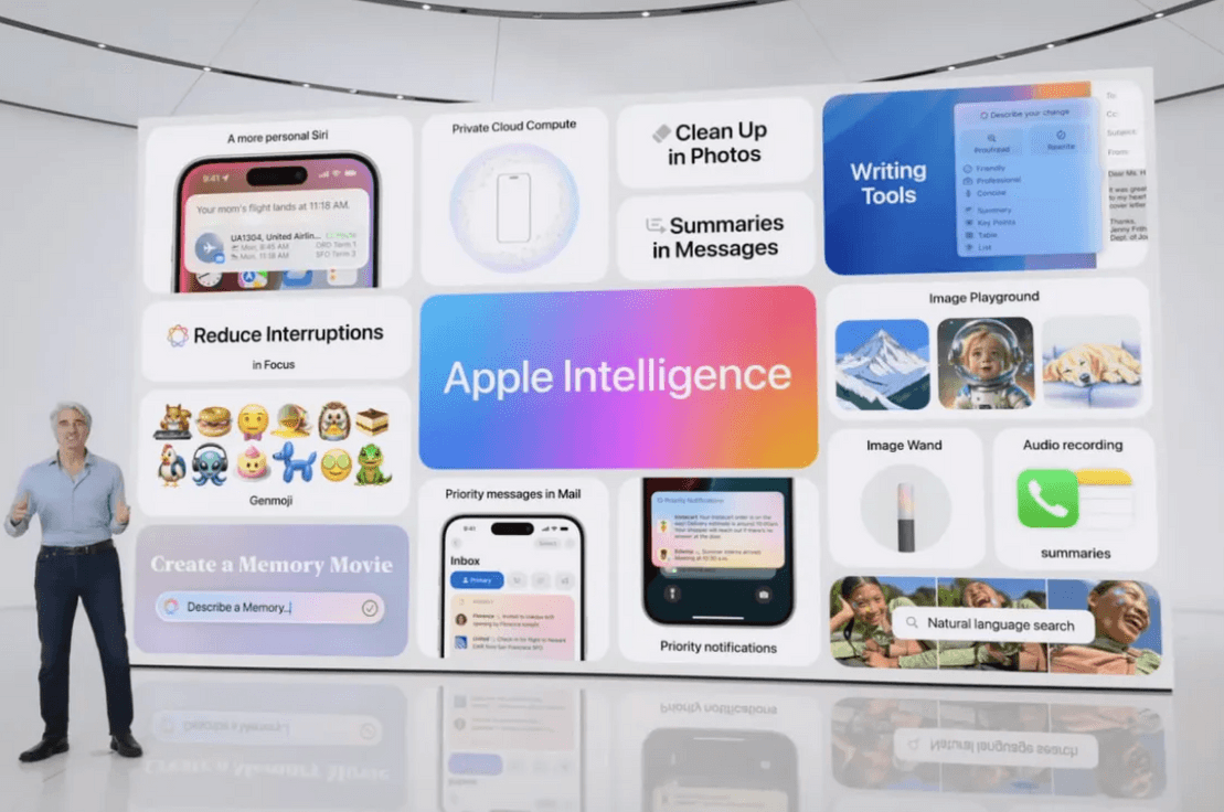 🍎 Apple Intelligence, zaman makineli AI