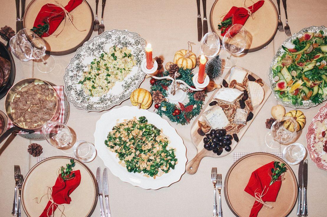 Şef Emre Şen'in yılbaşı sofrası. Fotoğraf: Ci Demi.