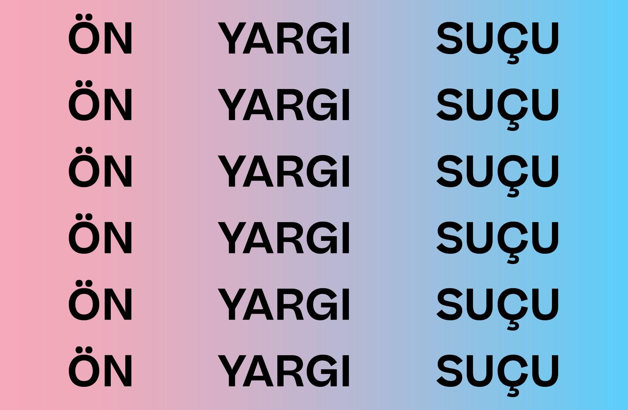 ÖN YARGI SUÇU