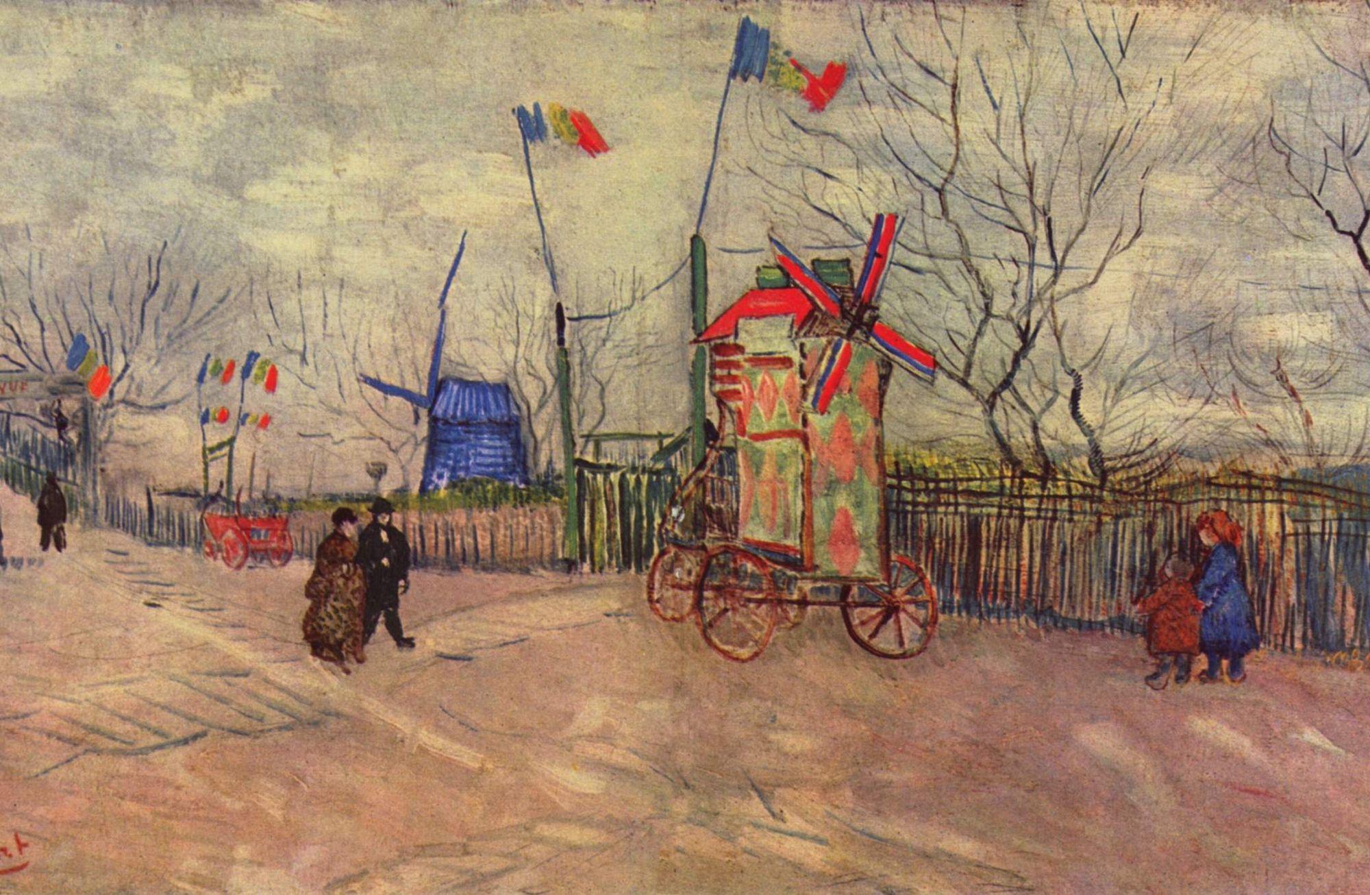 Vincent Van Gogh ve Montmarte Tablosu
