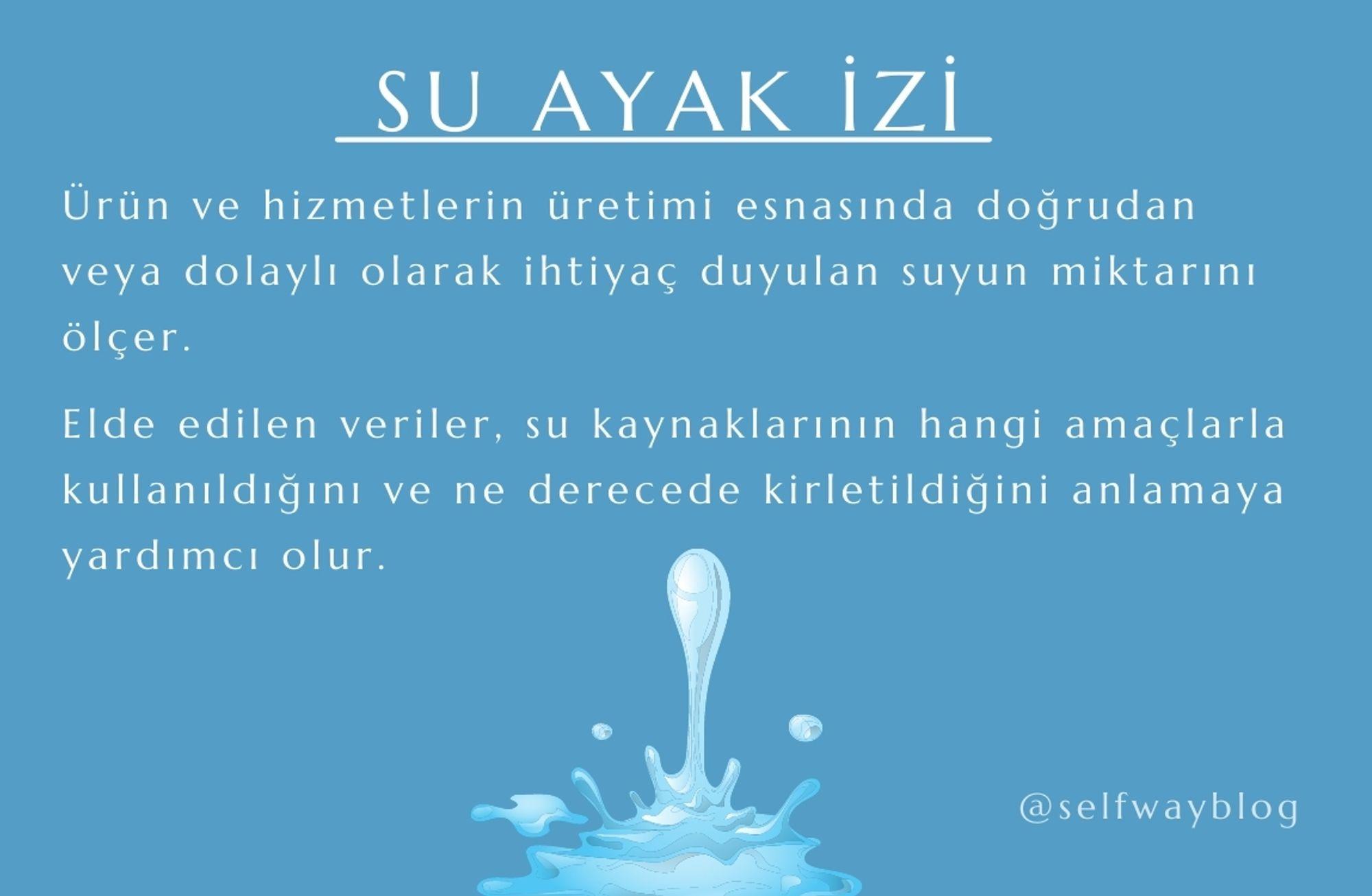 Su Ayak İzi Nedir?