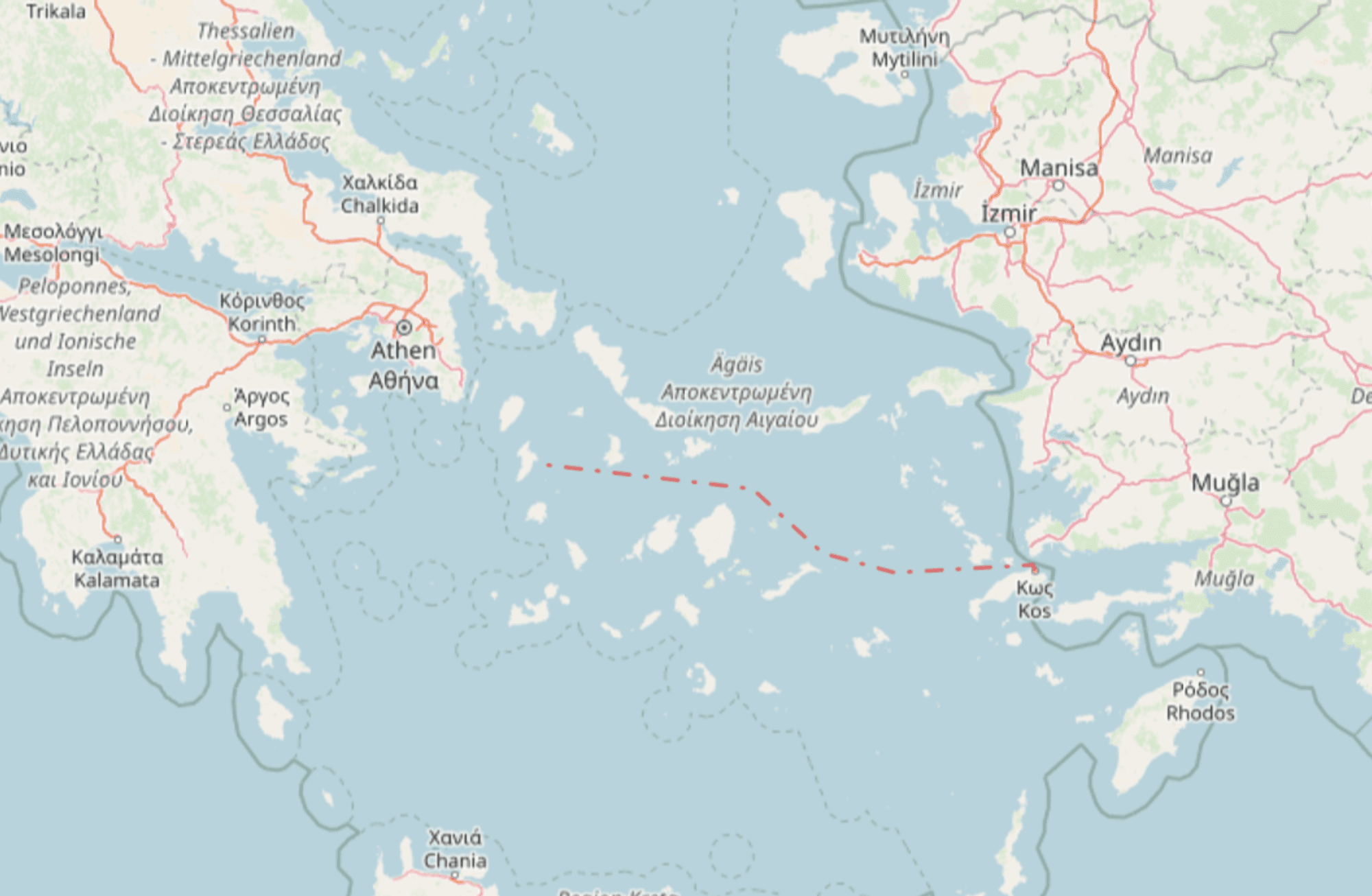 Kos'a veda, selamlar Kythnos!