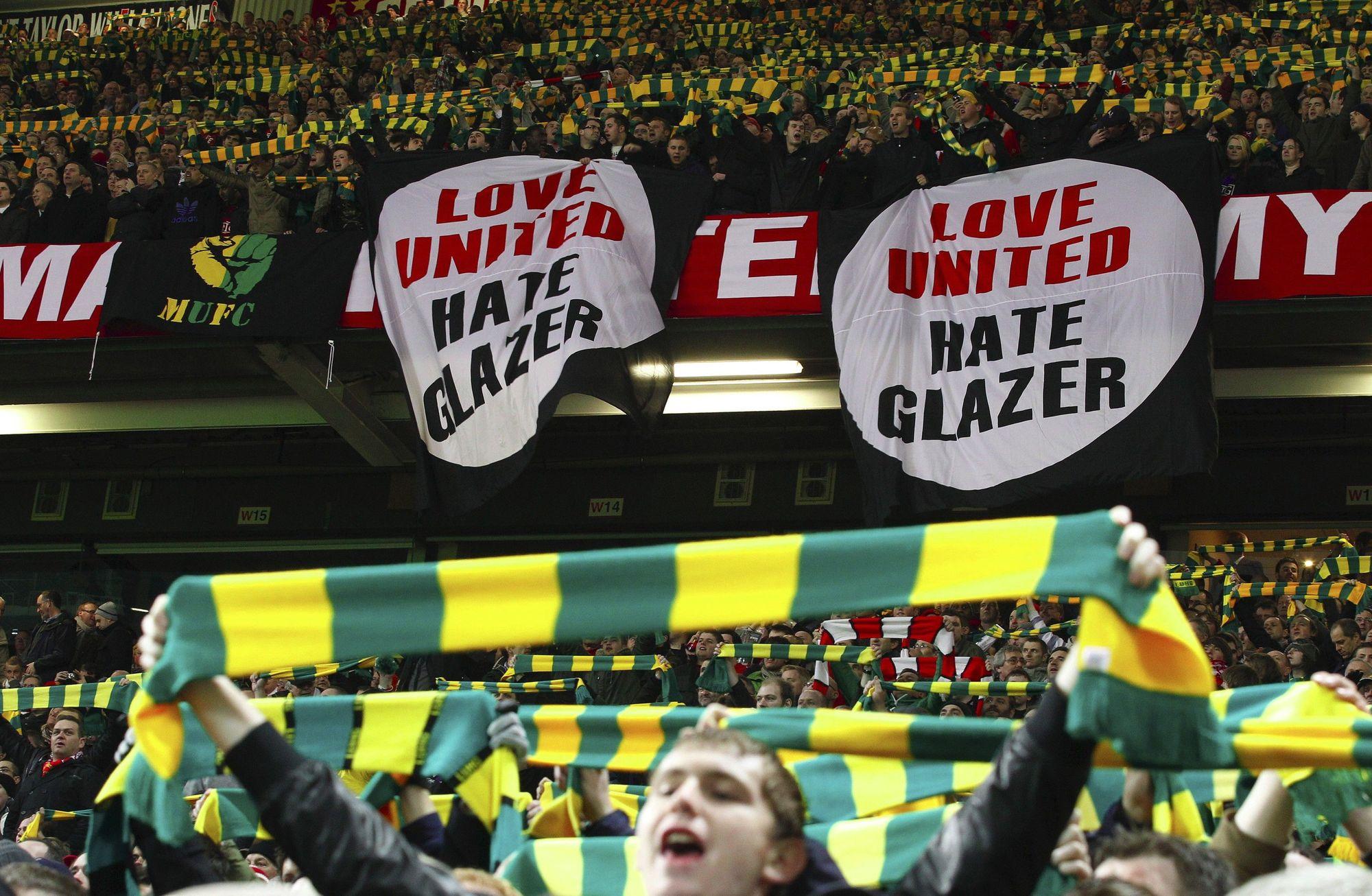 Manchester United’da yönetim protestosu