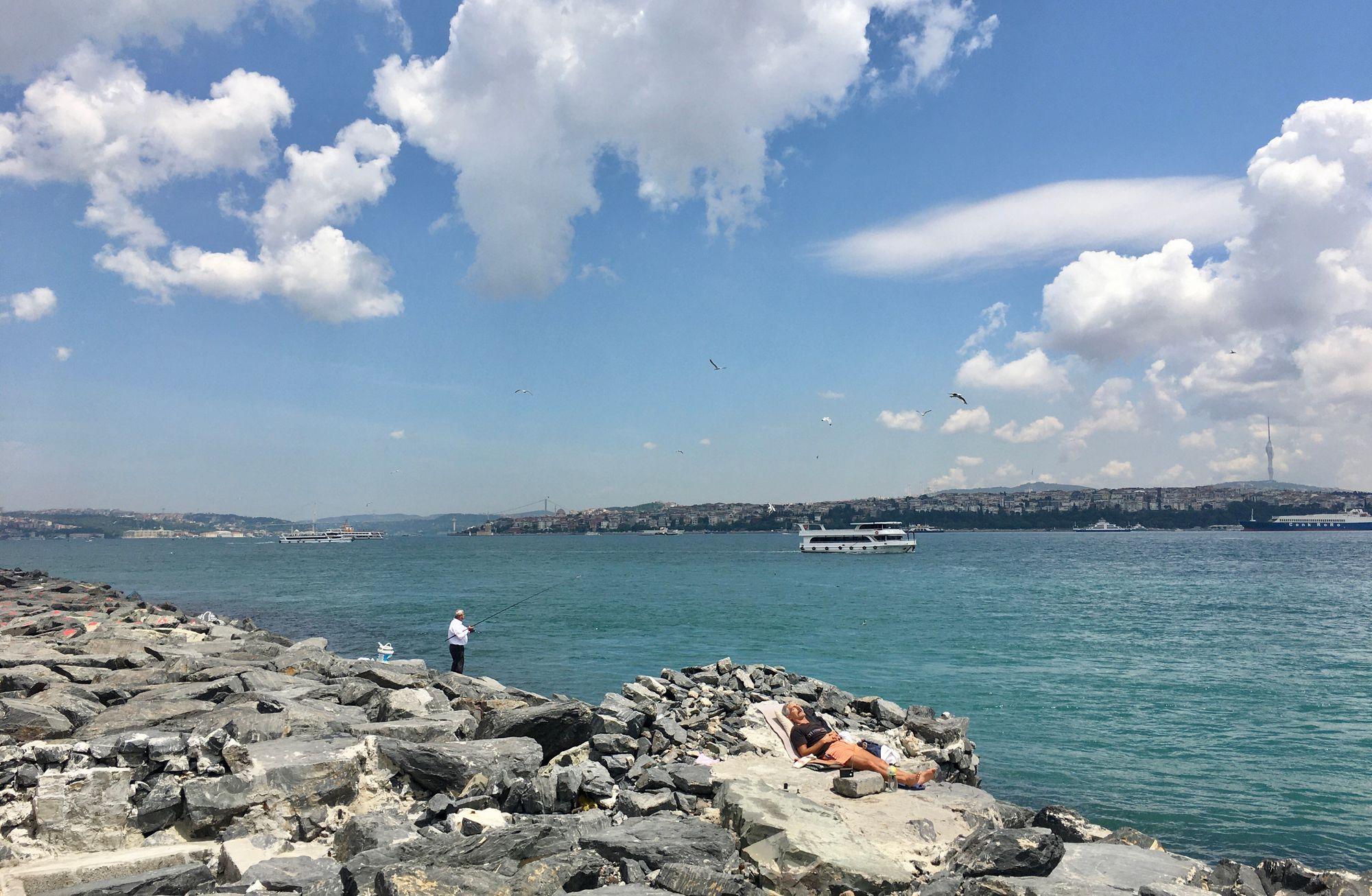 Sarayburnu Sahili'nde bir yaz rüyası