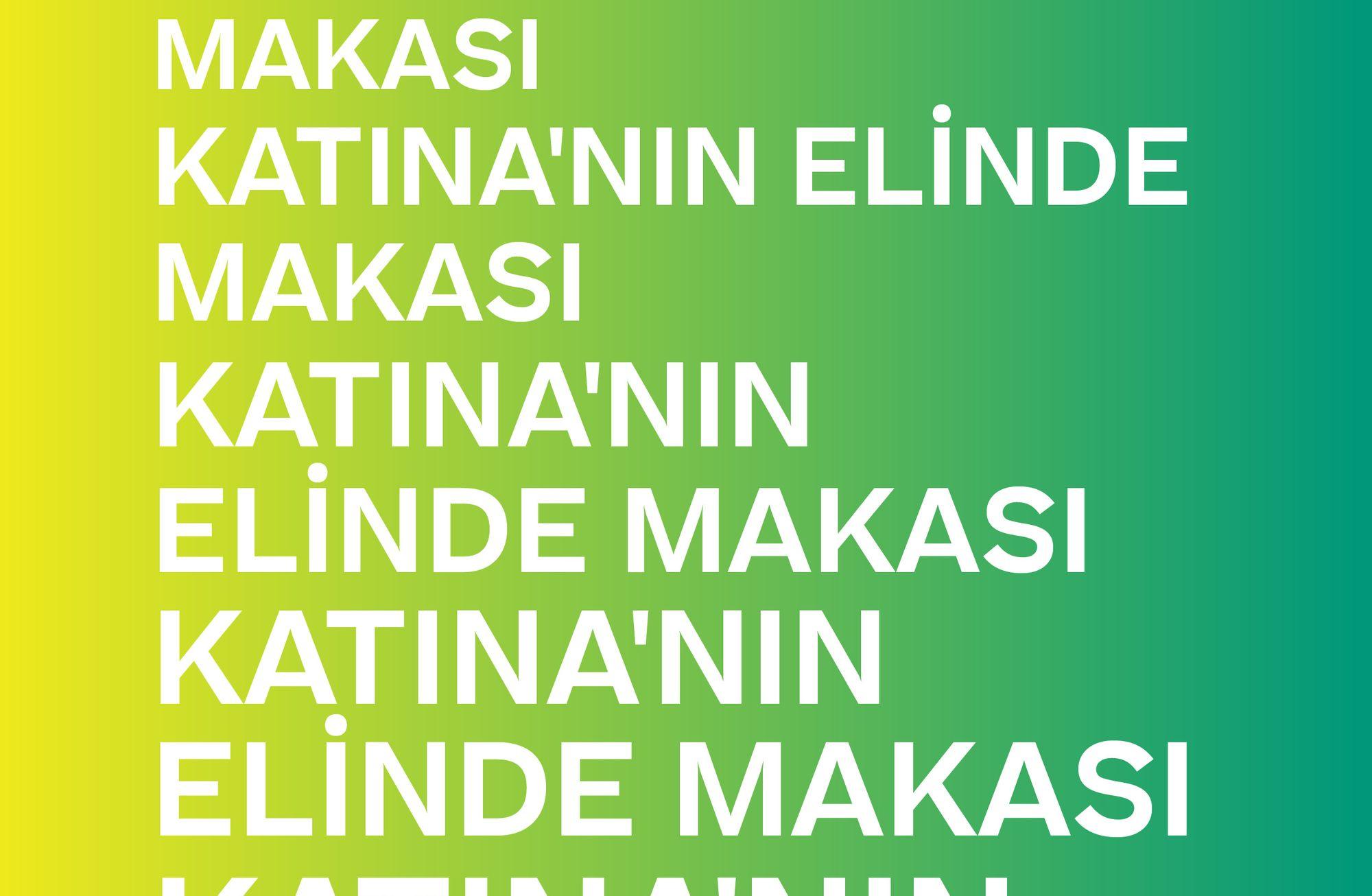 KATİNA'NIN ELİNDE MAKASI