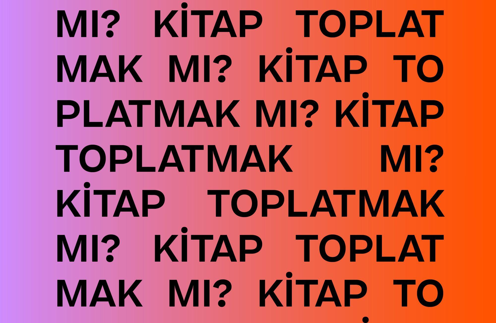 KİTAP TOPLATMAK MI?