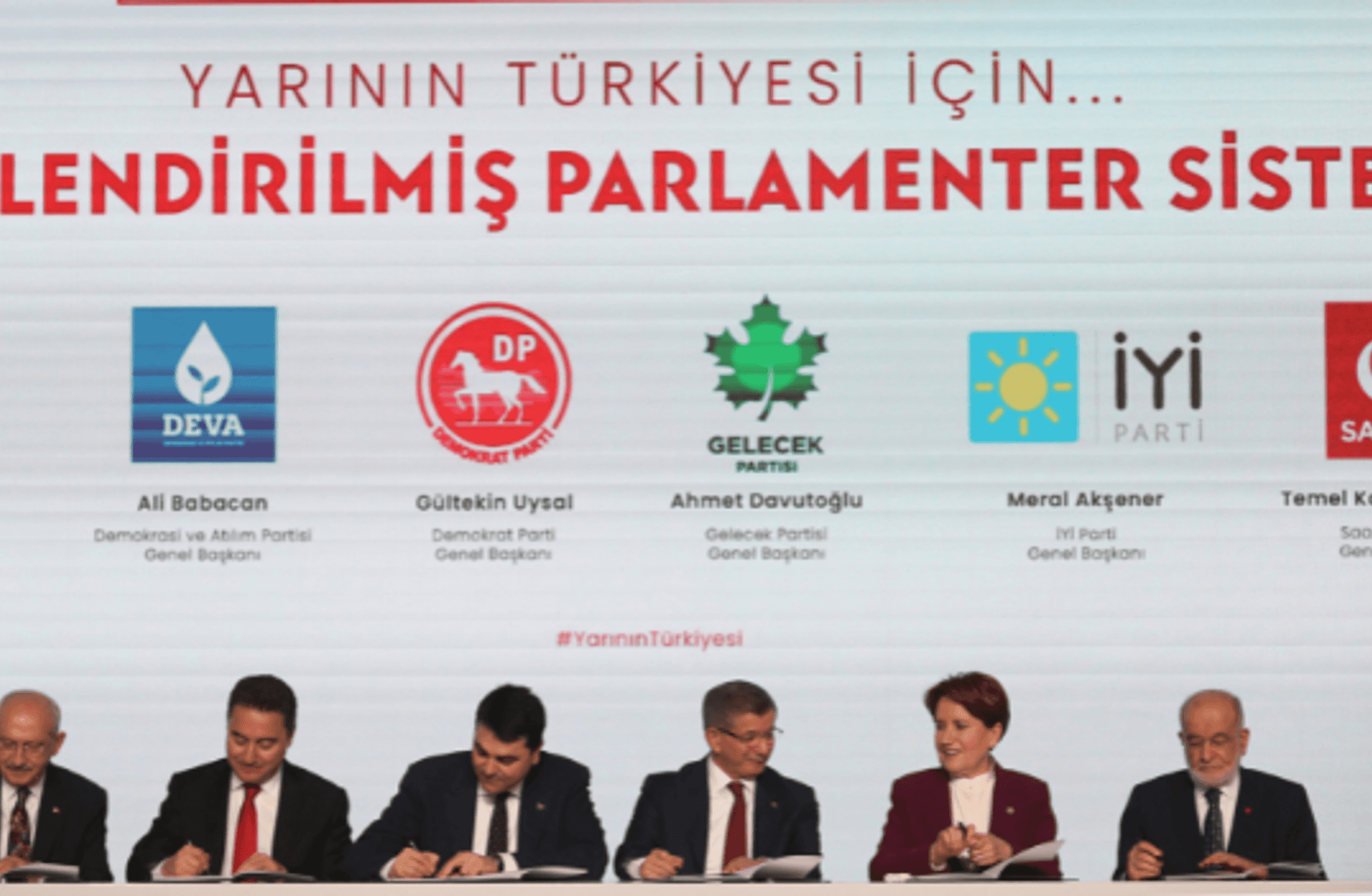 "Demokrasiye dönüşün belgesi": Mutabakat metni 
