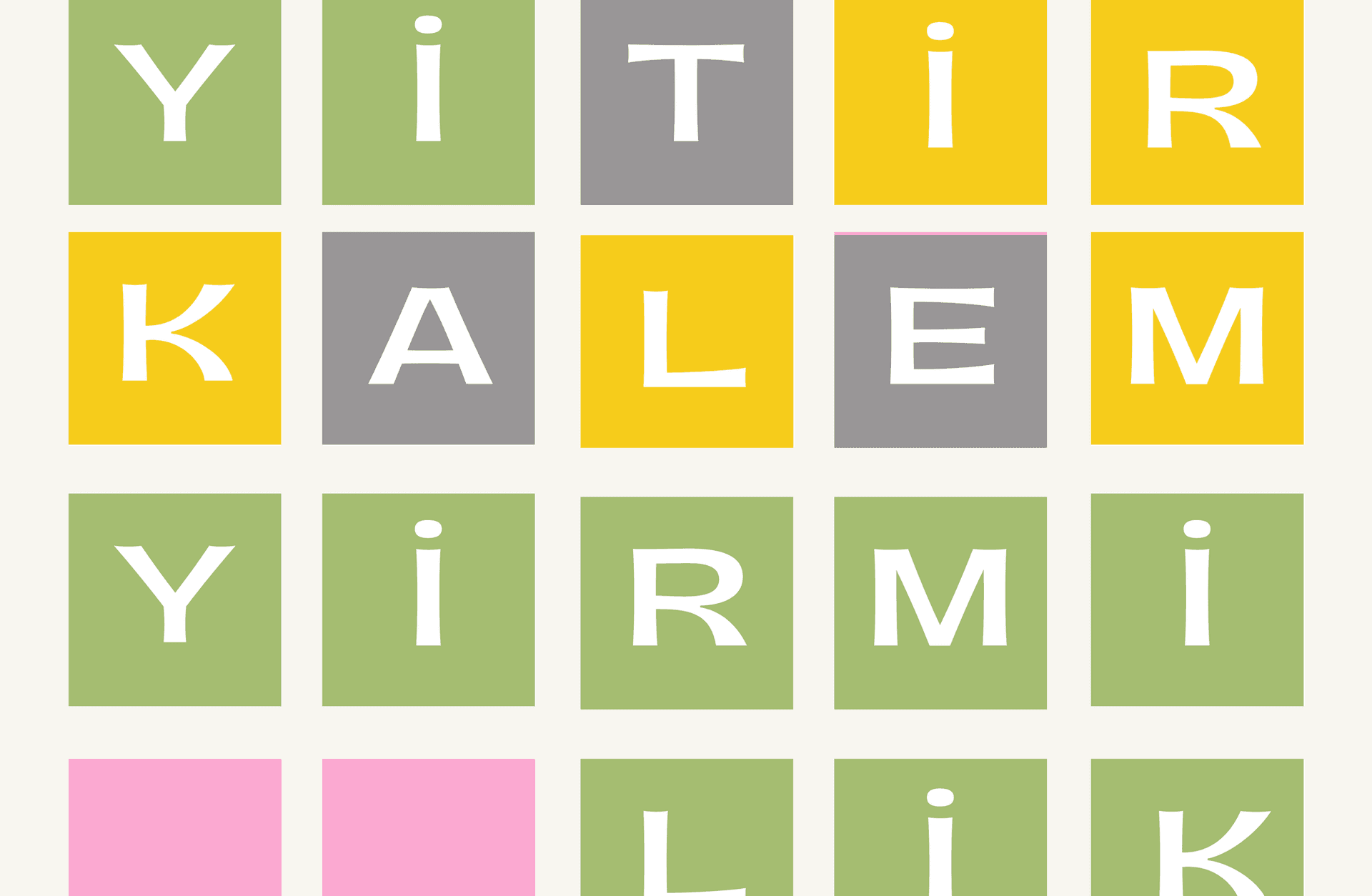  Günün Wordle’ını buldunuz mu?