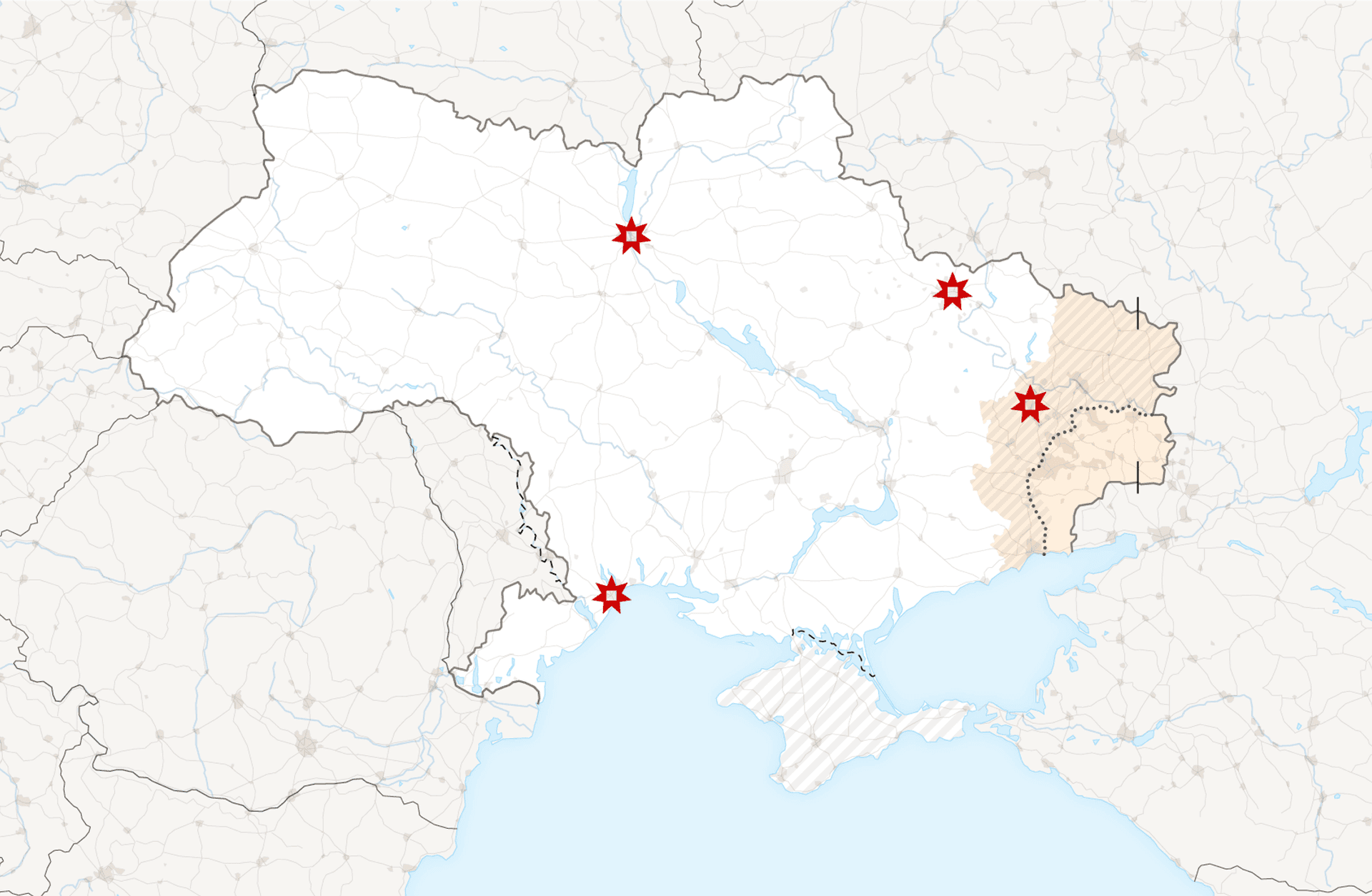 Rusya, Ukrayna’ya Saldırdı