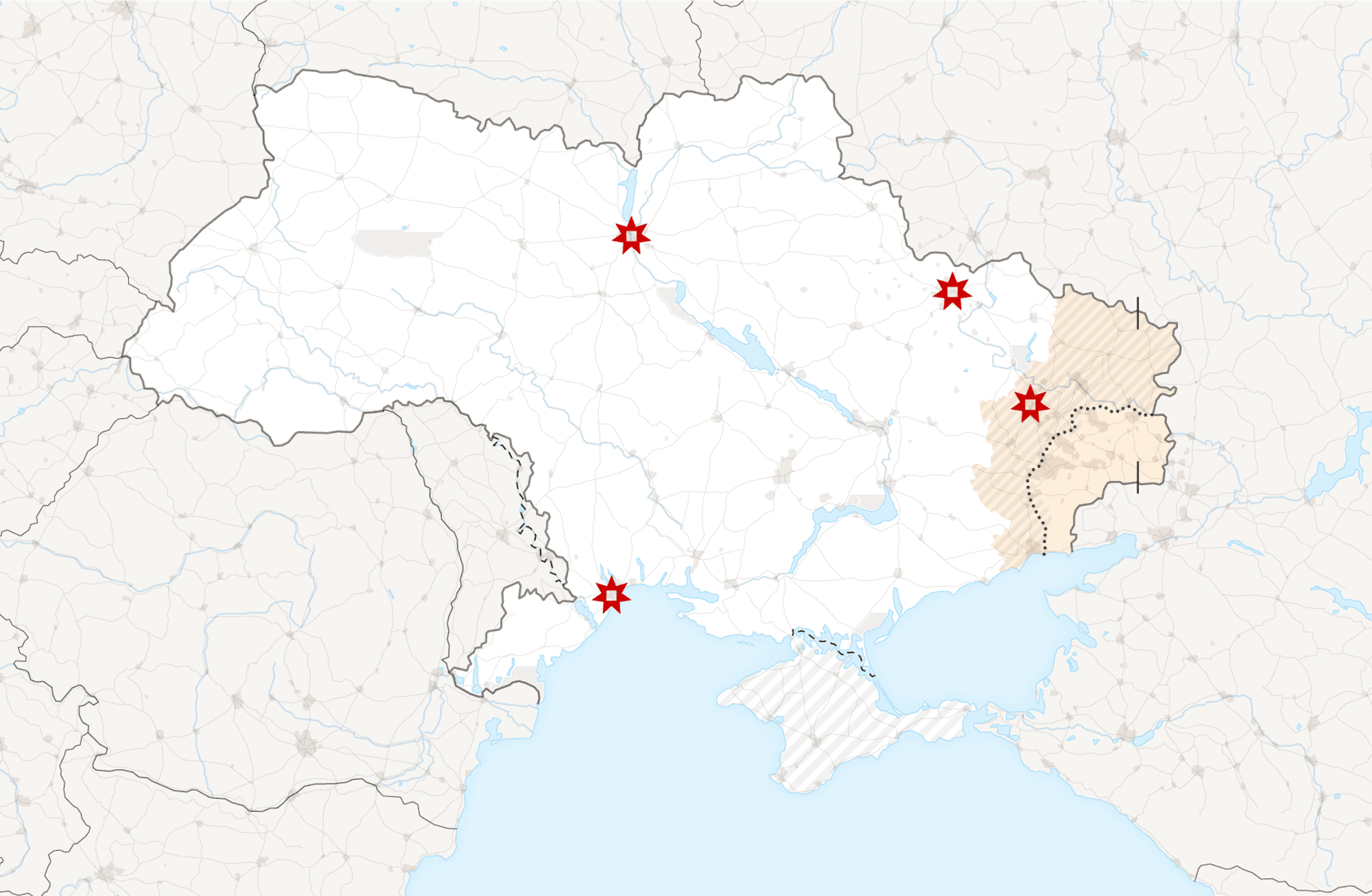 Rusya, Ukrayna’ya Saldırdı