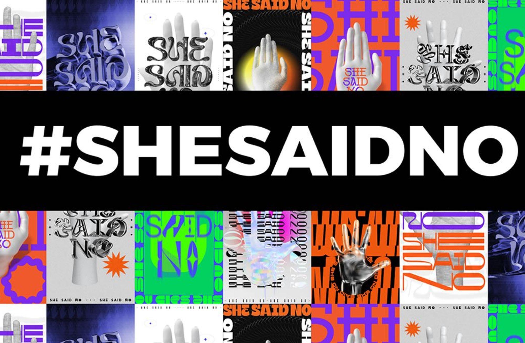 Kadına şiddetle mücadele: #SheSaidNo