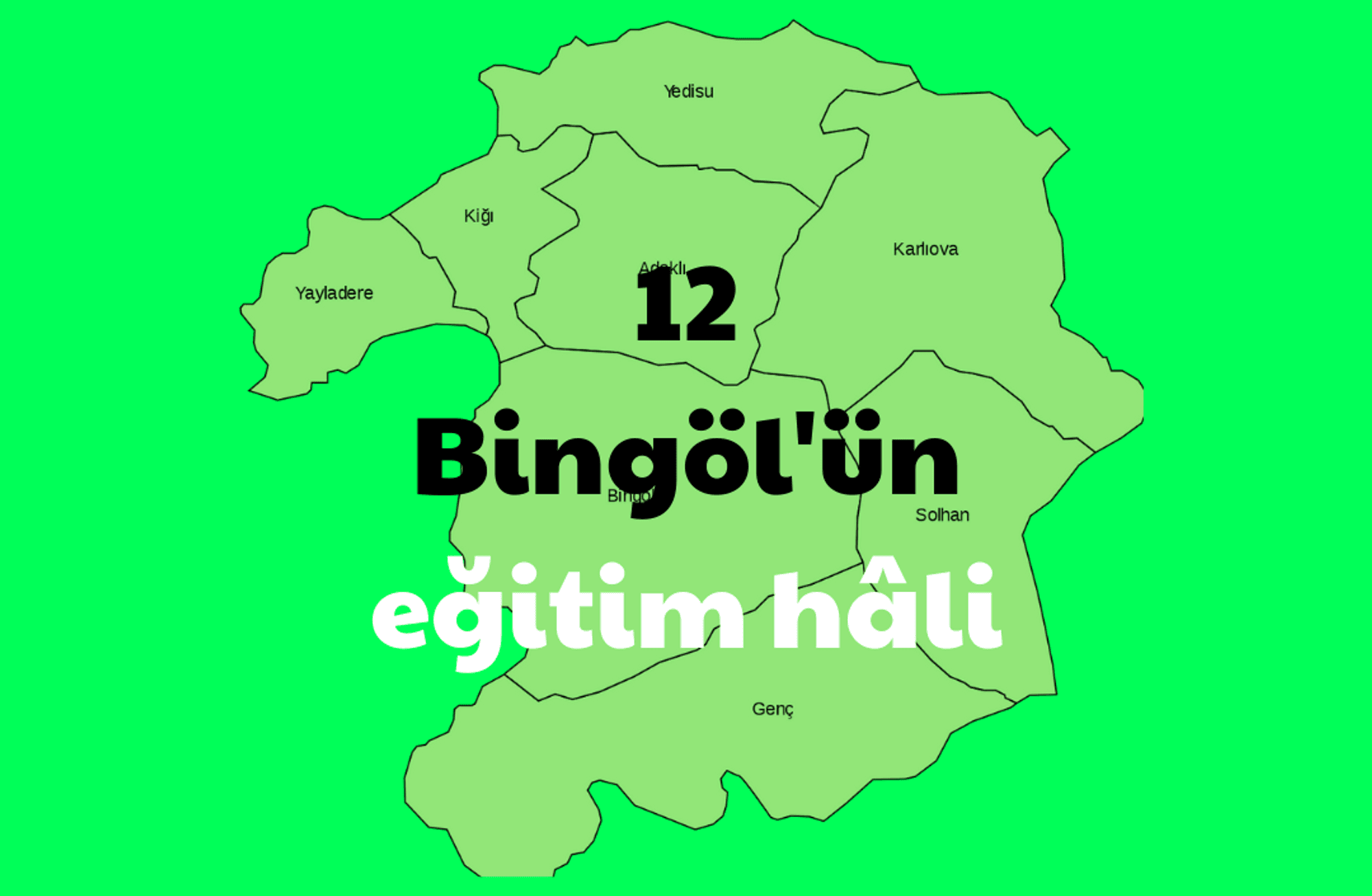 Bingöl'ün eğitim hâli