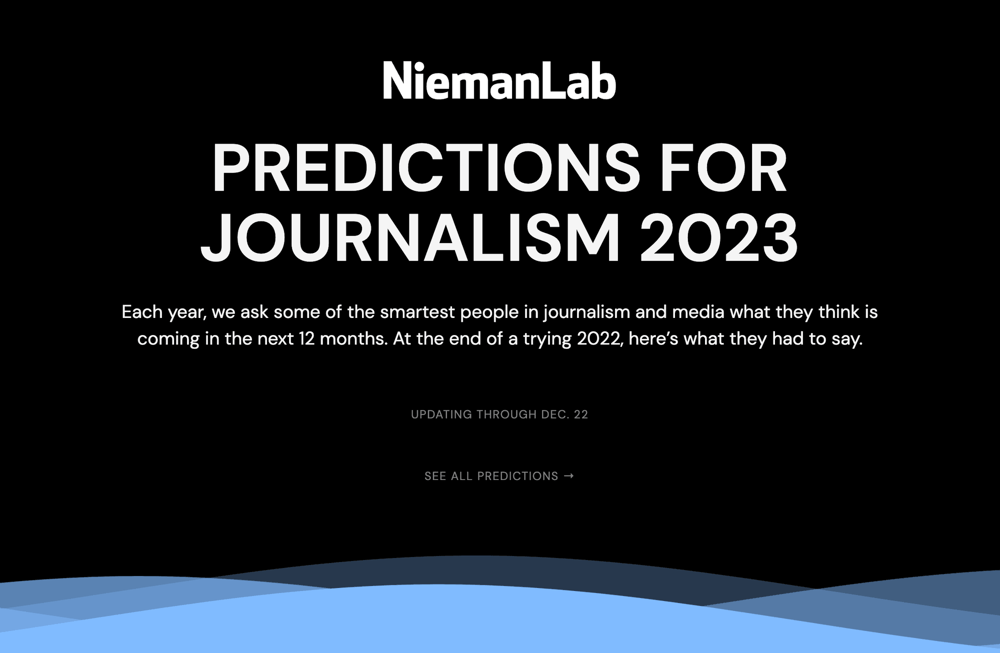 NiemanLab'in 2023 Öngörüleri