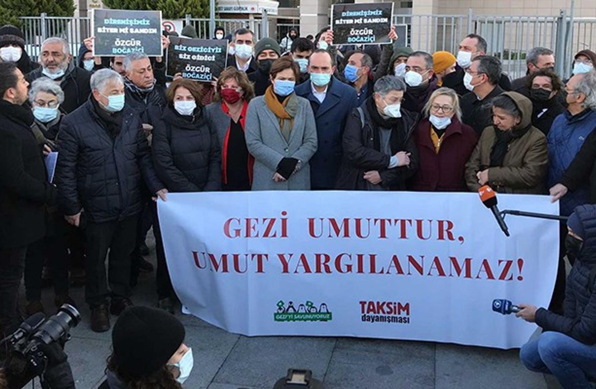 Eylemlerin yargılanışı: Gezi ve Boğaziçi davaları