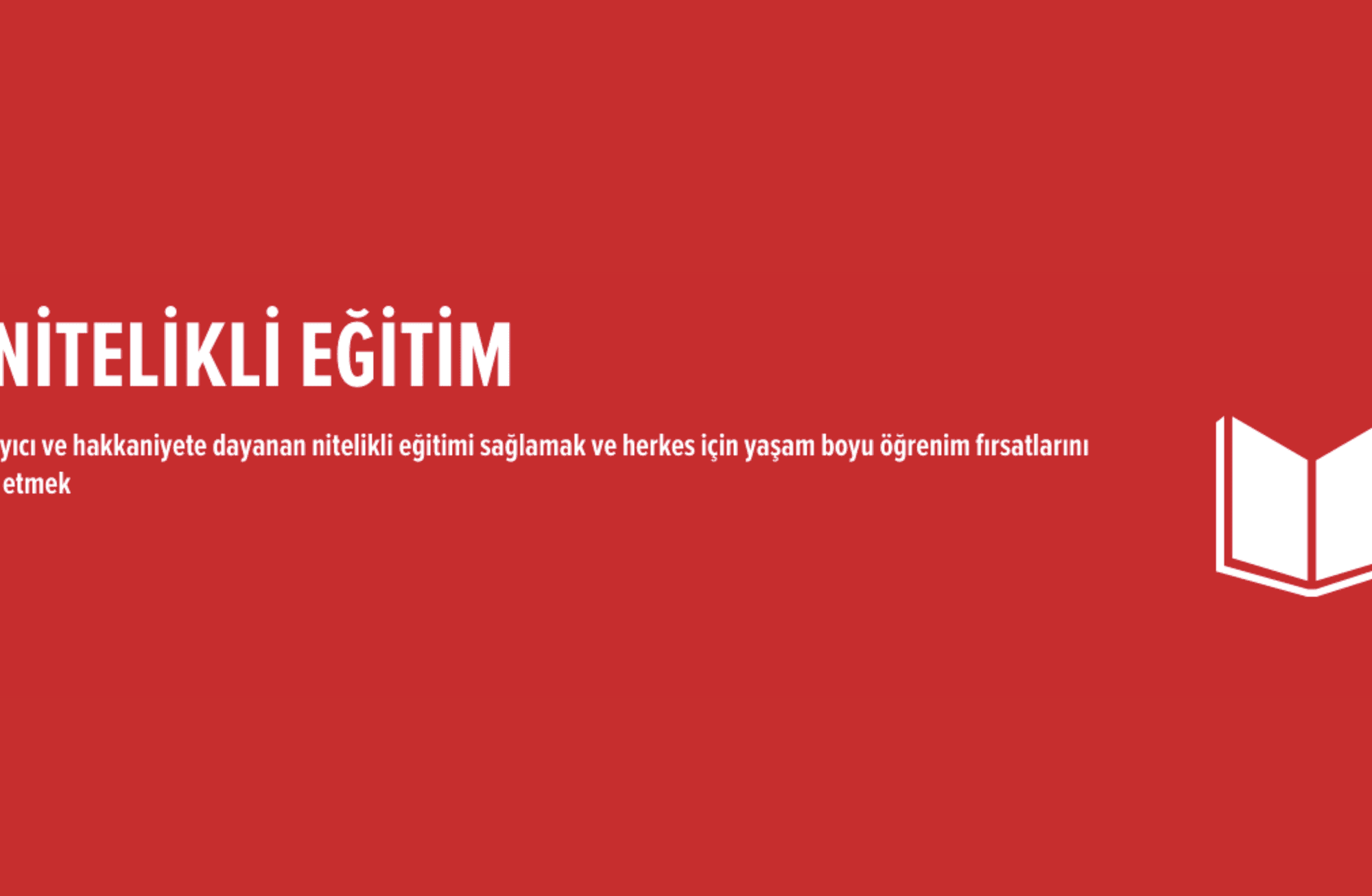 Hedef 4: Nitelikli Eğitim