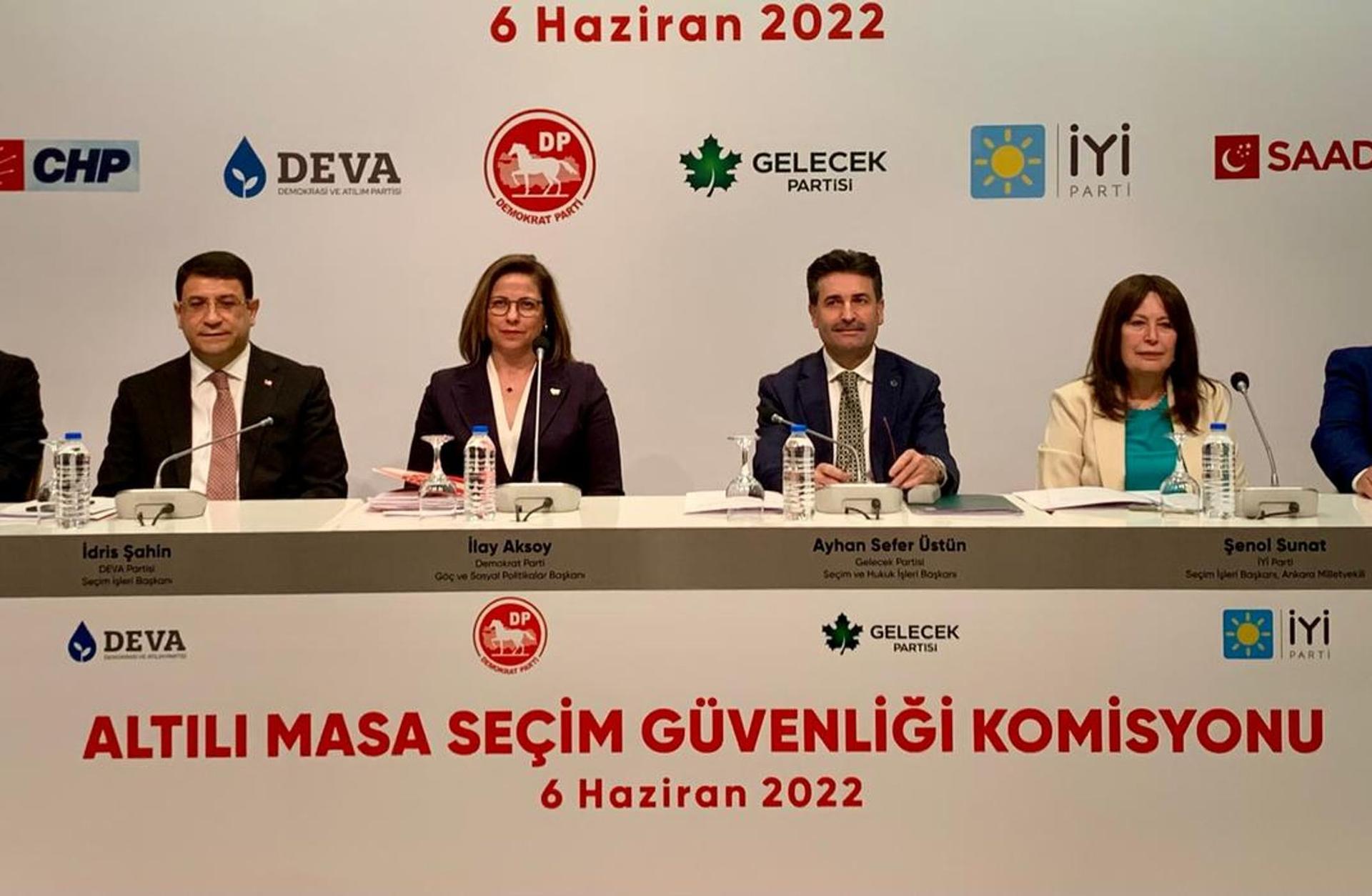 Günün gelişmesi: Altılı masanın "Seçim Güvenliği Raporu" 