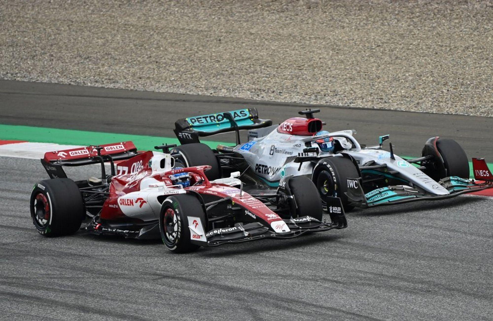 Yeni takım ilk sezon: Russell ve Bottas 