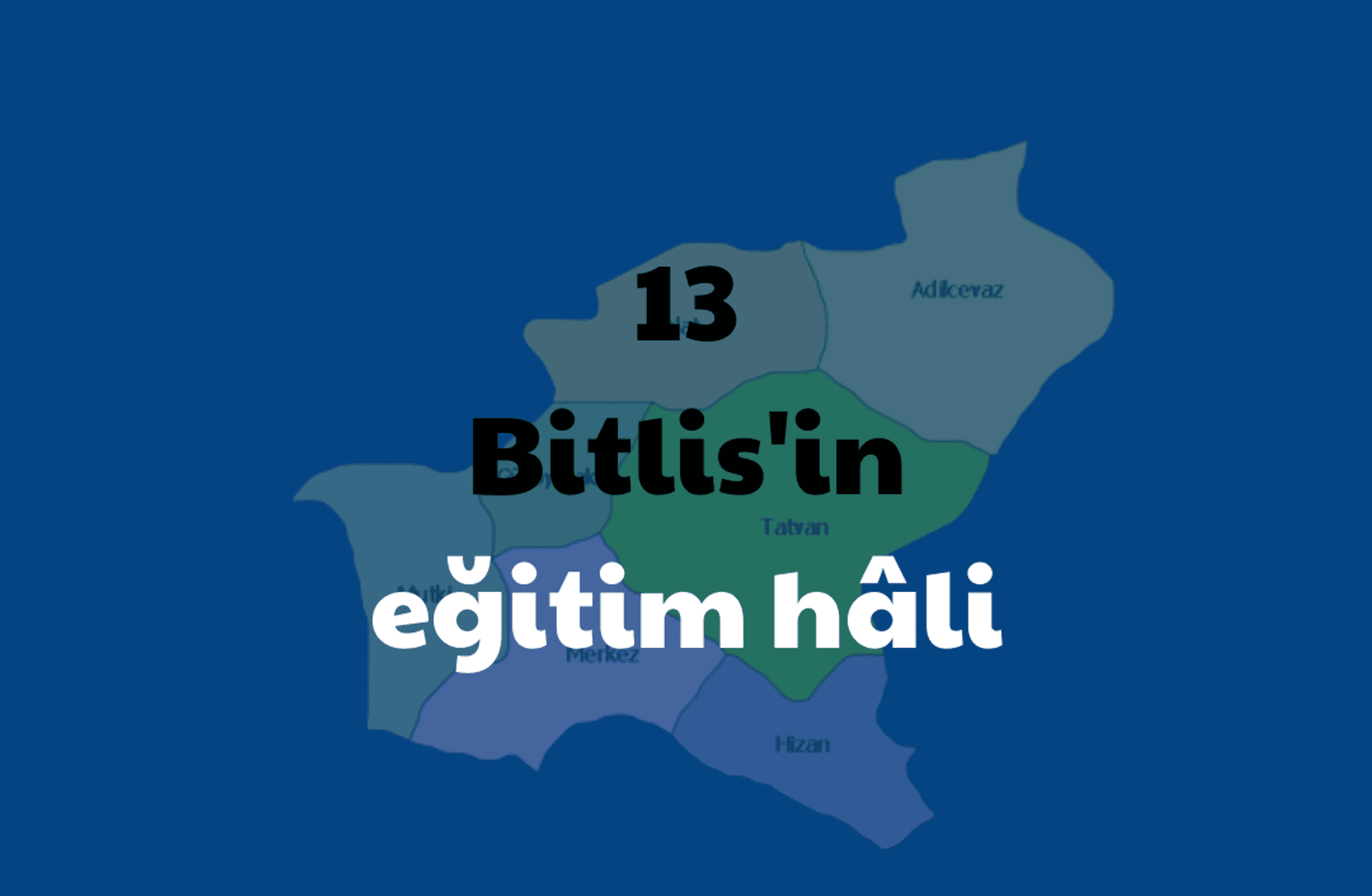 Bitlis'in eğitim hâli
