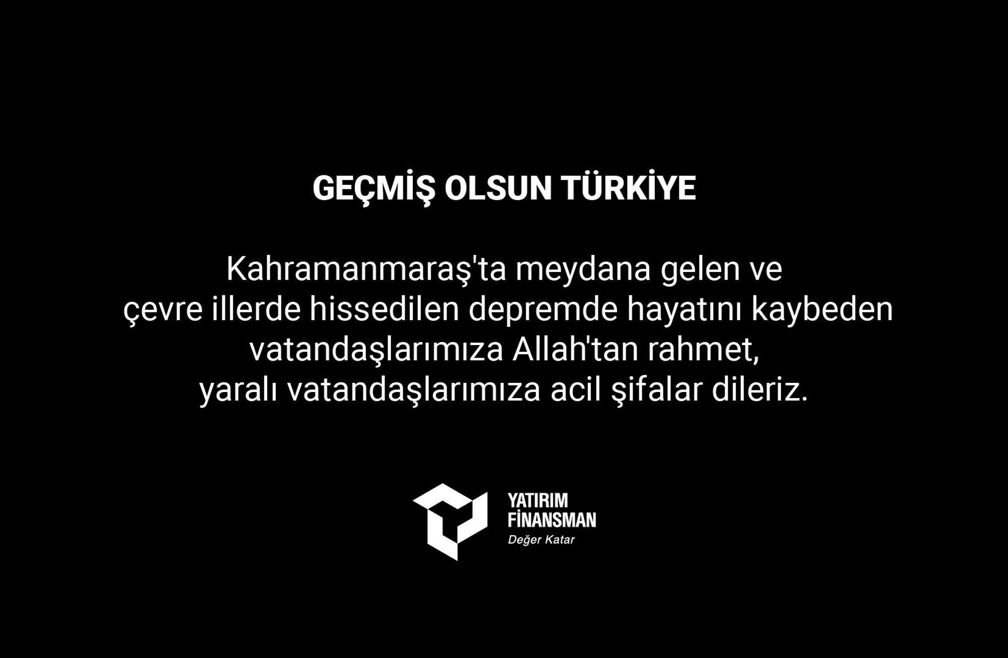 Yatırım Finansman ile Haftaya Başlarken