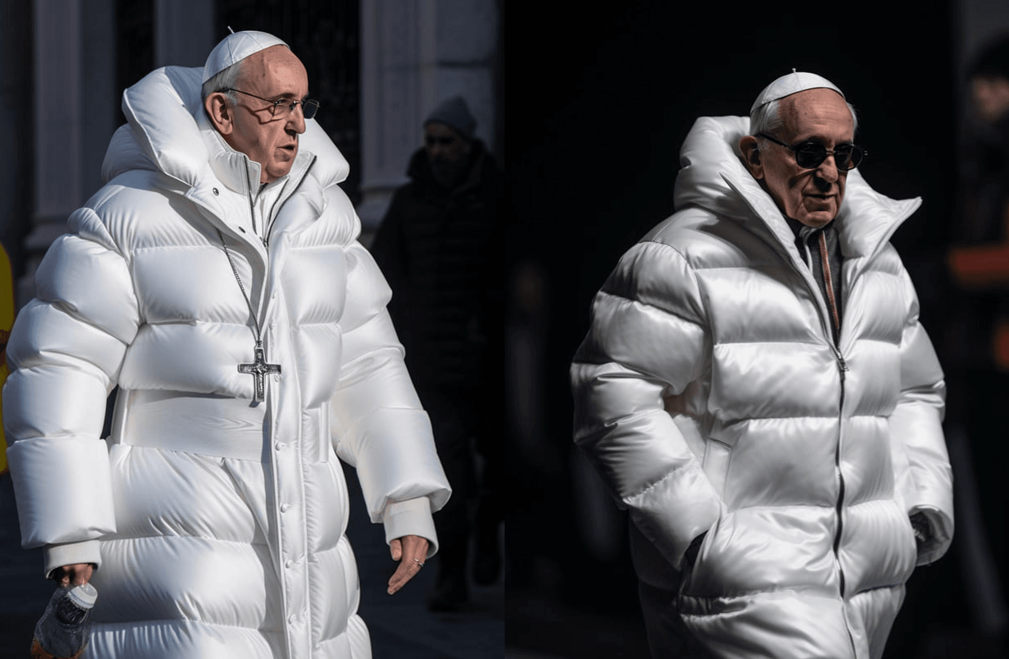 Papa'nın Montu ve Sahte Görseller