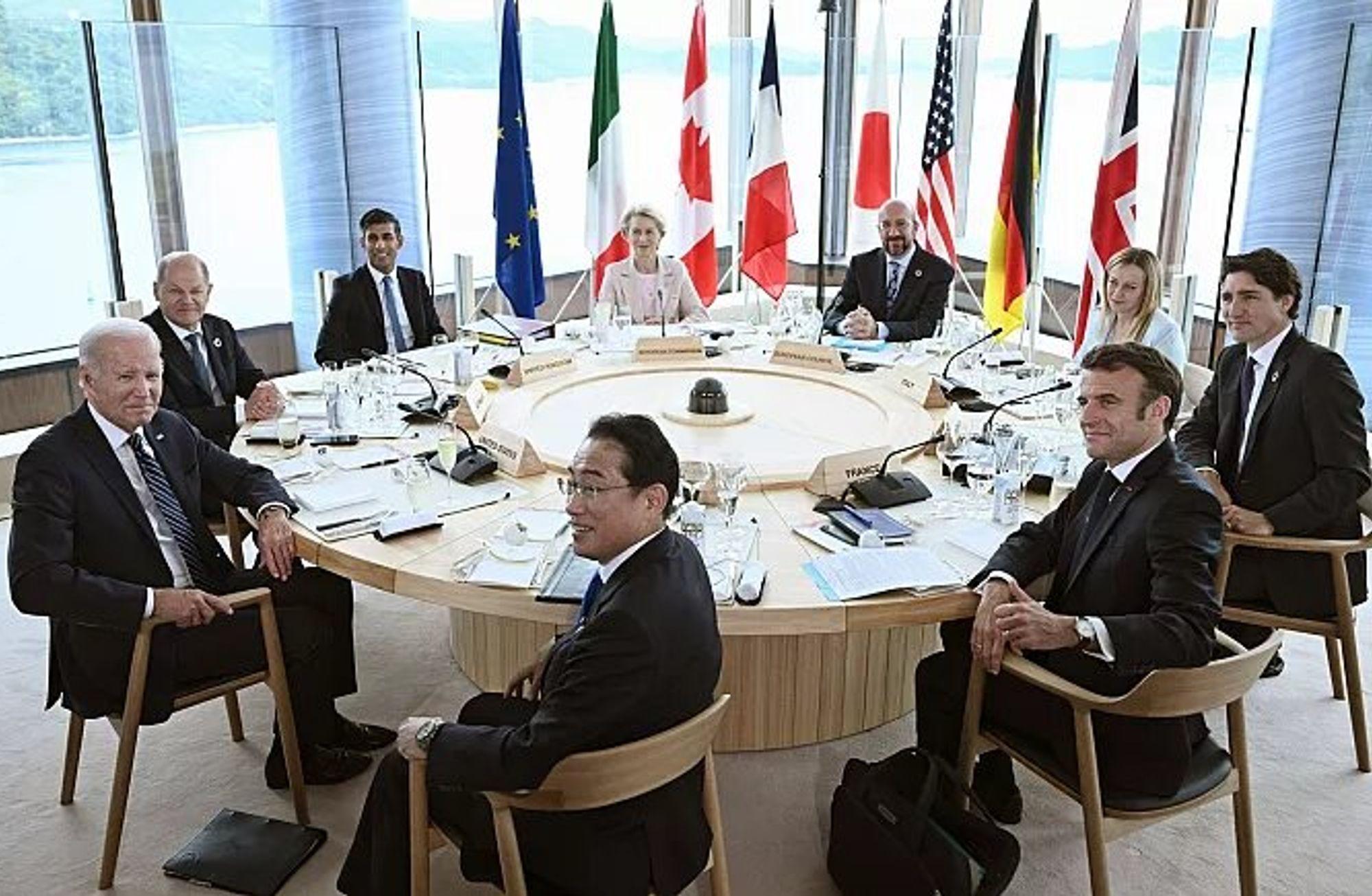 G-7 Zirvesi: Askerî destek, Nükleer silahsızlanma, yaptırımlar 
