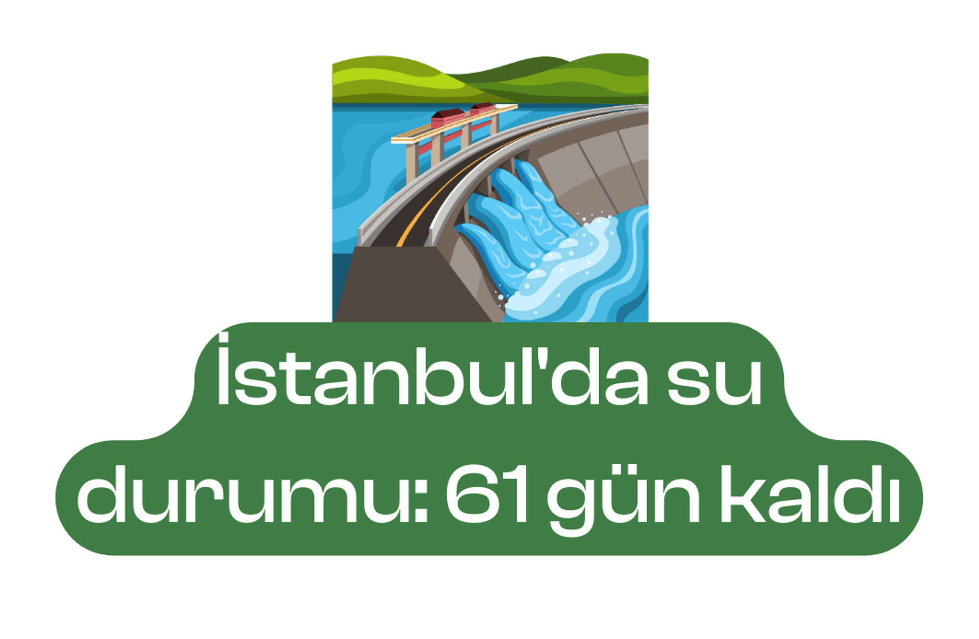 İstanbul'da su durumu: 61 gün kaldı