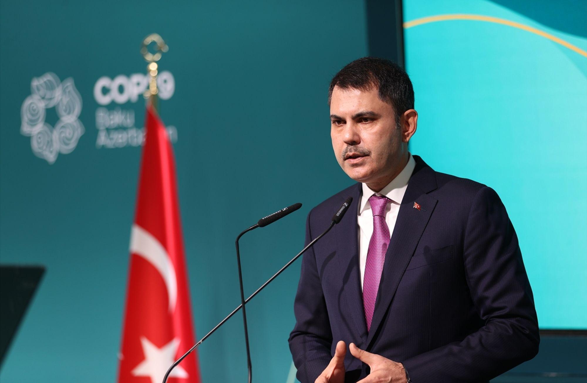 Bakan Kurum, COP29'da ‘Türkiye'nin İklim Yol Haritası’nı açıkladı