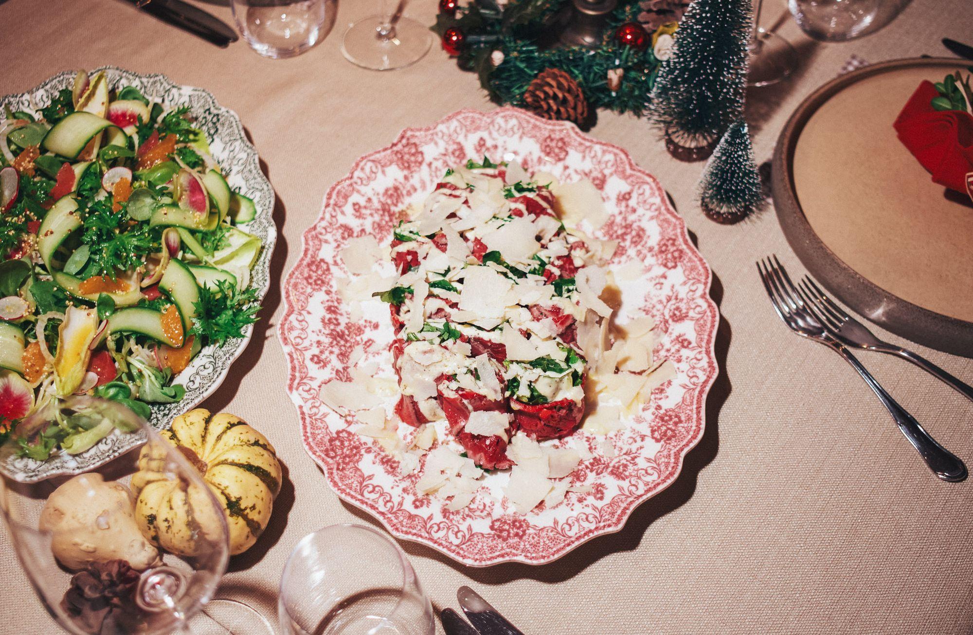Yılbaşı sofrasına giriş: Trüf soslu dana carpaccio tarifi
