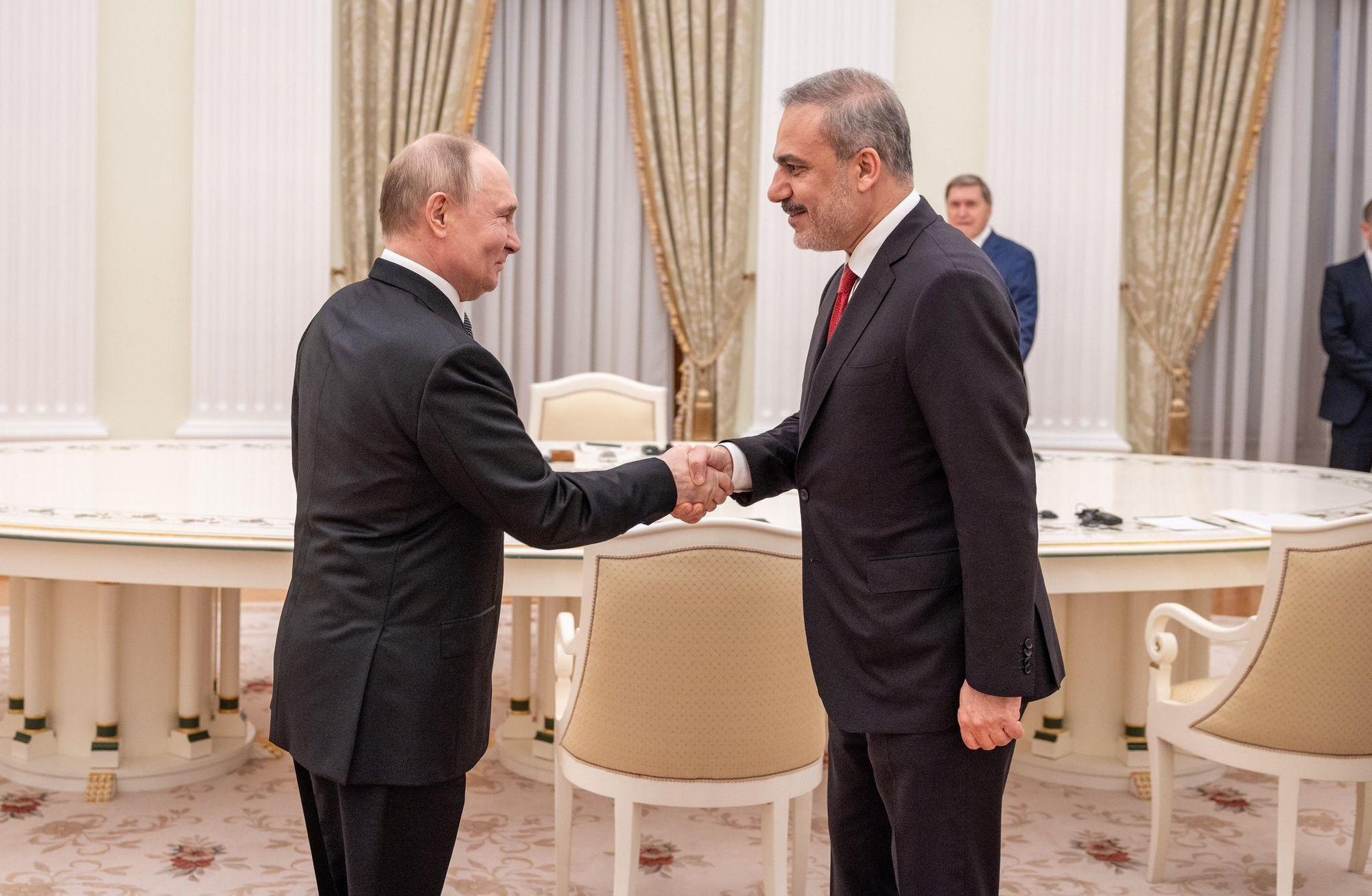 Dışişleri Bakanı Fidan, Rus lider Putin ile görüştü