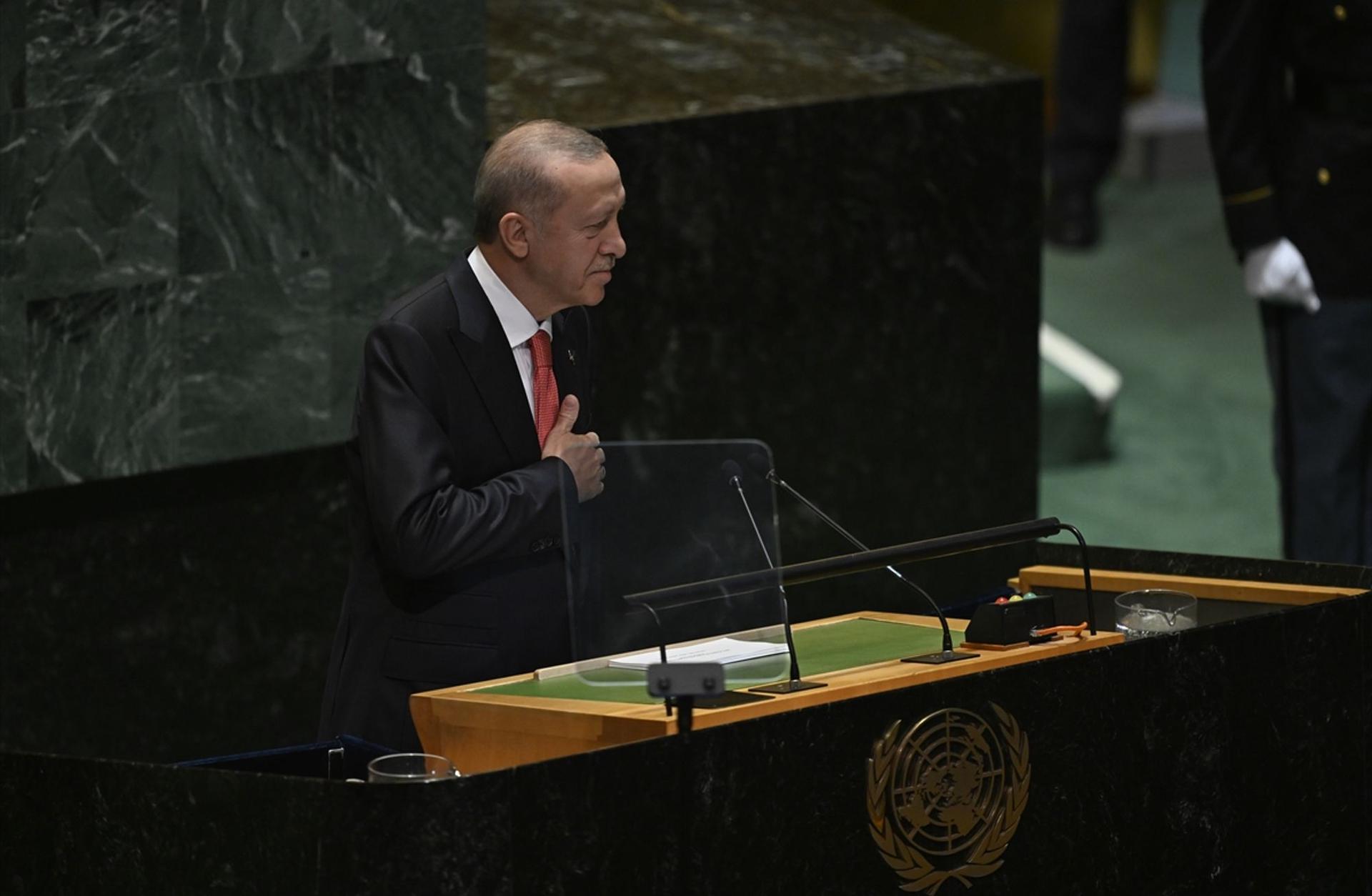 Cumhurbaşkanı Erdoğan BM Genel Kurulu’nda konuştu: Gündemde İsrail vardı