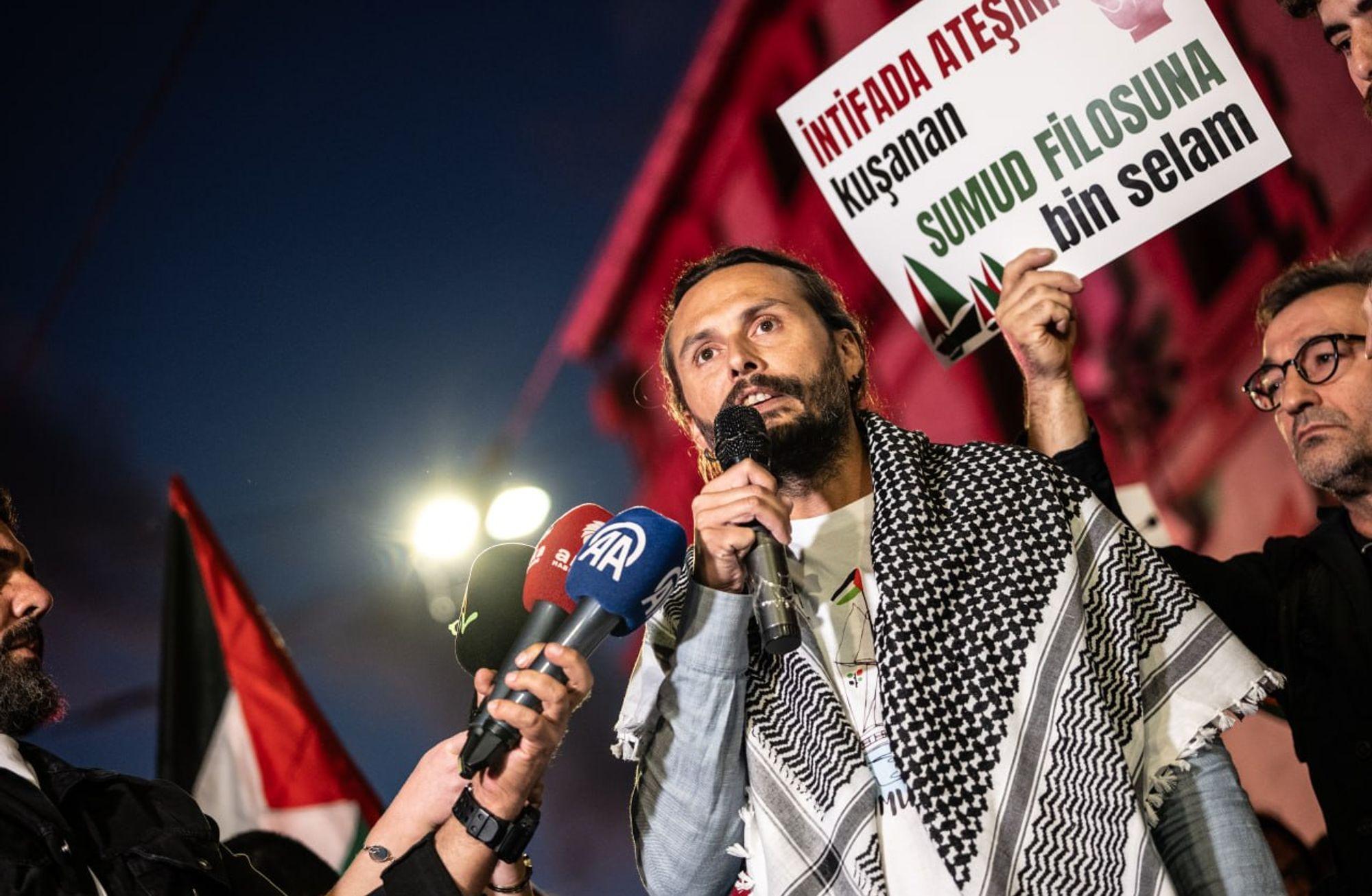 Küresel Sumud Filosu aktivisti Görkem Duru: ‘Maruz kaldığımız şiddeti Filistin halkı yıllardır yaşıyor’