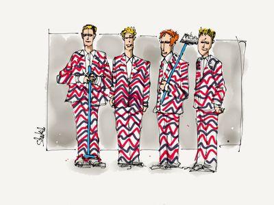 Pantolonlarıyla ünlü Curling takımı