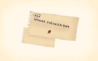 “Yapmak zorundayım.” 