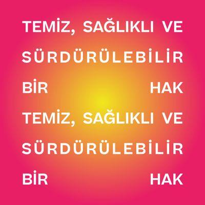 TEMİZ, SAĞLIKLI VE SÜRDÜRÜLEBİLİR BİR HAK