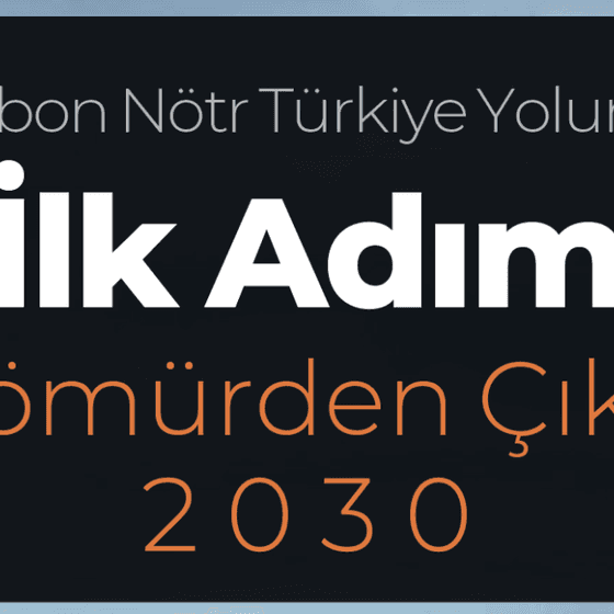 İlk adım, kömürden çıkış